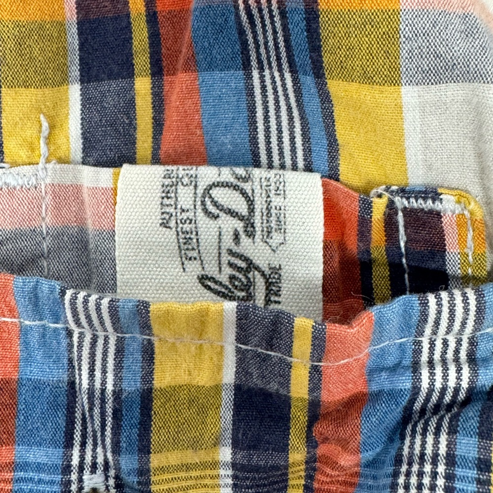 Harley-Davidson Men’s Multicolored Plaid Long Sleeve Button Up Cotton Sz Lg A5 - Picture 5 of 7